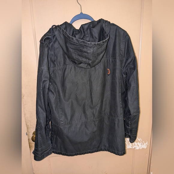 Black Hurley Canvas Snowboarding Jacket - Picture 2 of 4